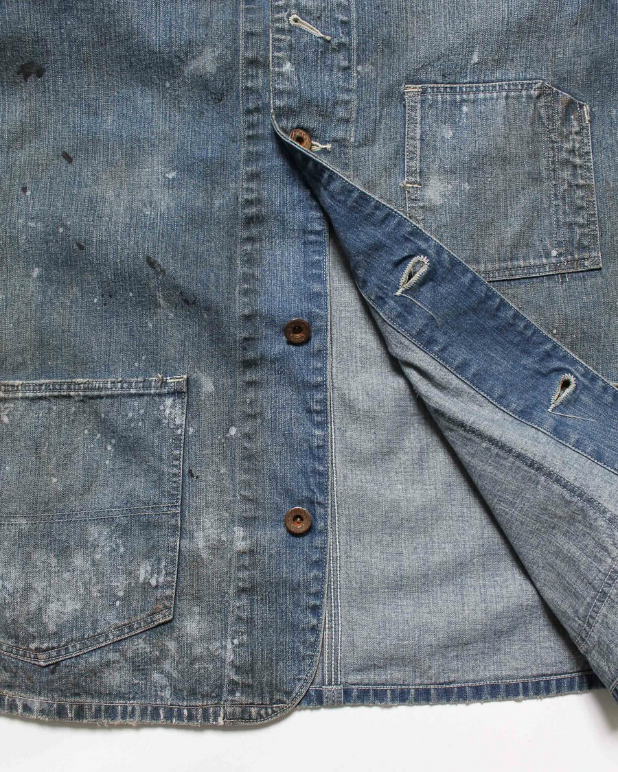 〈BOW WOW〉PAINT-STAINED ENGINEER'S COVERALL
