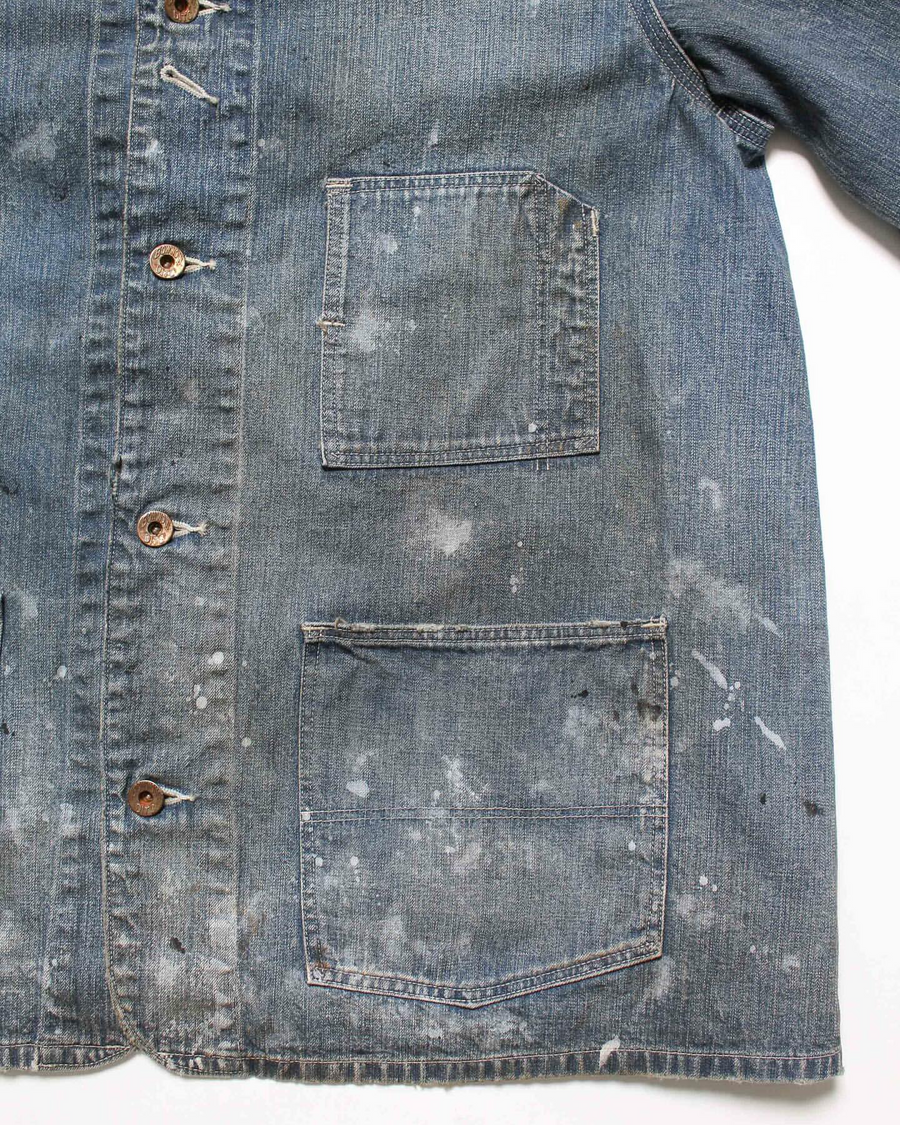 〈BOW WOW〉PAINT-STAINED ENGINEER'S COVERALL