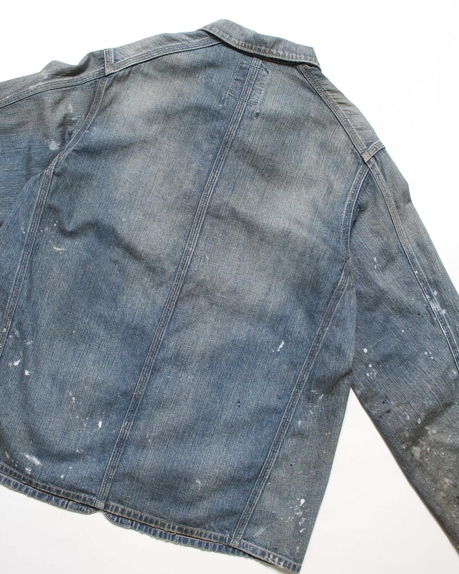 〈BOW WOW〉PAINT-STAINED ENGINEER'S COVERALL