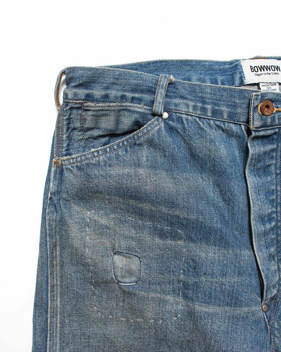 〈BOW WOW〉MINER'S REPAIRED DENIM WORK PANTS