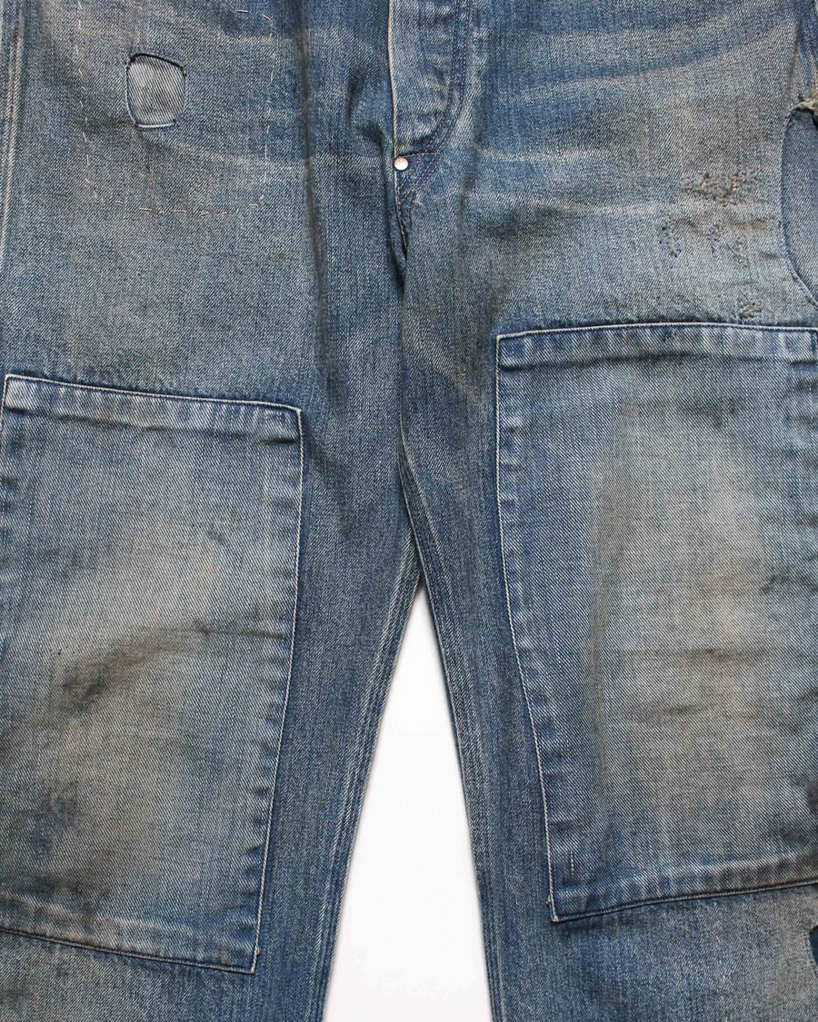〈BOW WOW〉MINER'S REPAIRED DENIM WORK PANTS
