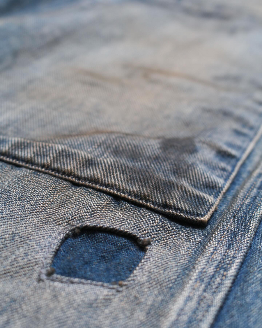 〈BOW WOW〉MINER'S REPAIRED DENIM WORK PANTS
