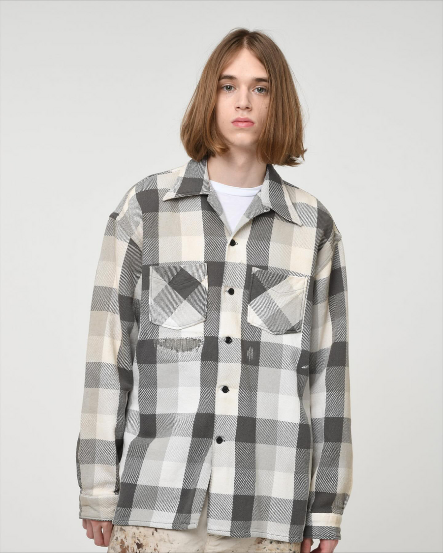 〈BOW WOW〉CHECK FLANNEL SHIRT