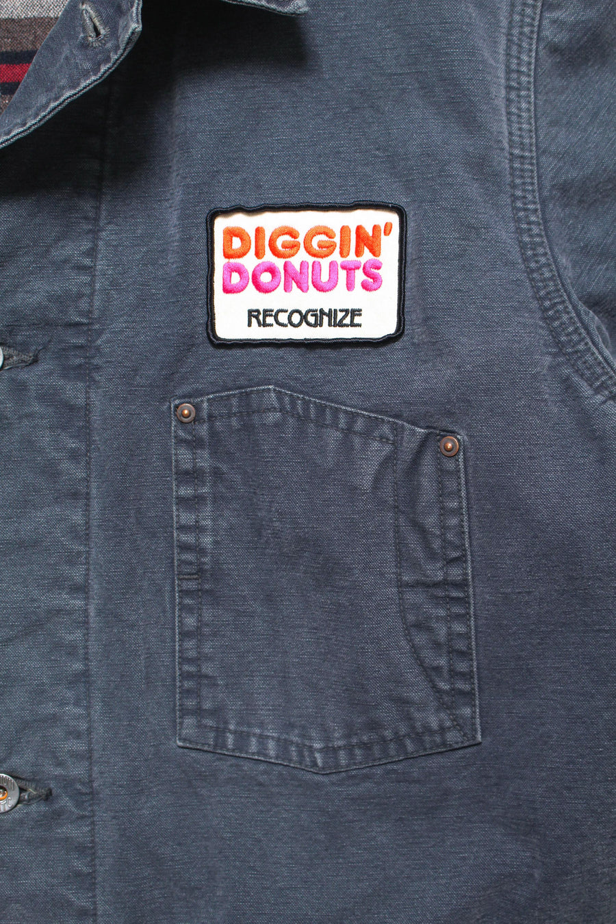 〈RECOGNIZE/BOW WOW〉DIGGIN' DONUTS DUCK COVERALL AGED
