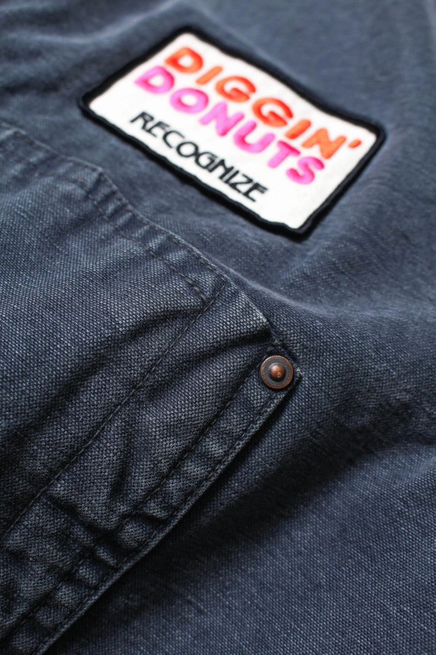 〈RECOGNIZE/BOW WOW〉DIGGIN' DONUTS DUCK COVERALL AGED