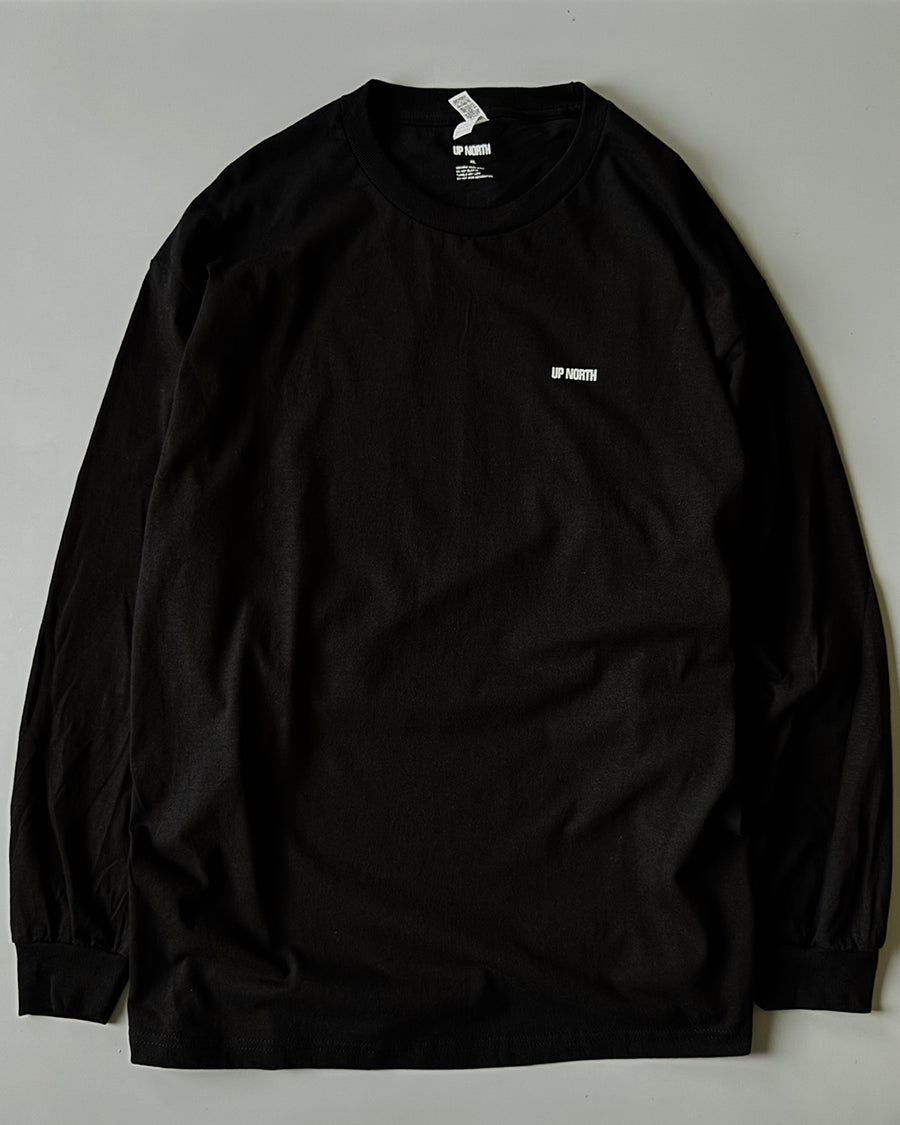 〈UP NORTH〉SMALL LOGO LONG SLEEVE TEE