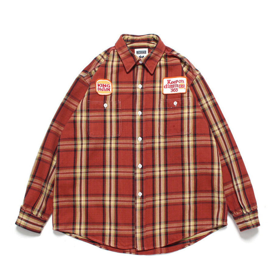 〈RECOGNIZE〉KOD FLANNEL SHIRTS