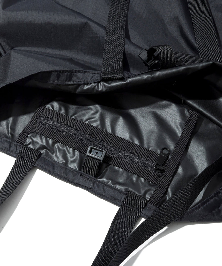 〈Battenwear〉Mini Packable Tote / Navy x Black
