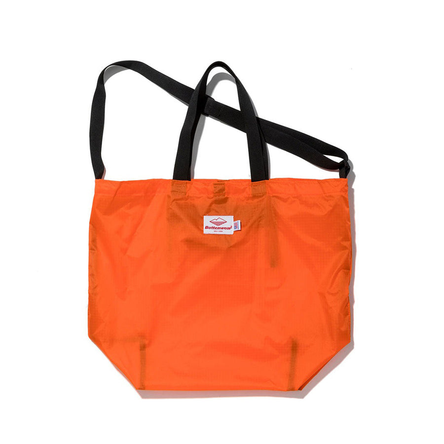 〈Battenwear〉Packable Tote / Orange x Black