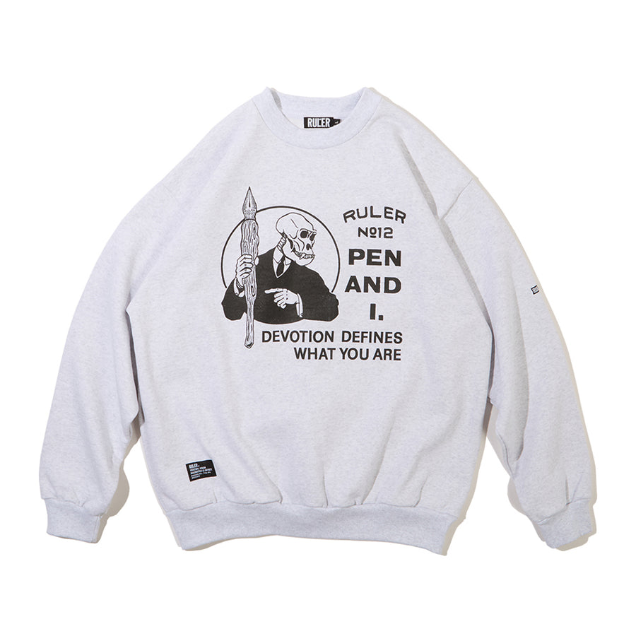 〈RULER〉PEN&I 15oz. SWEATSHIRT