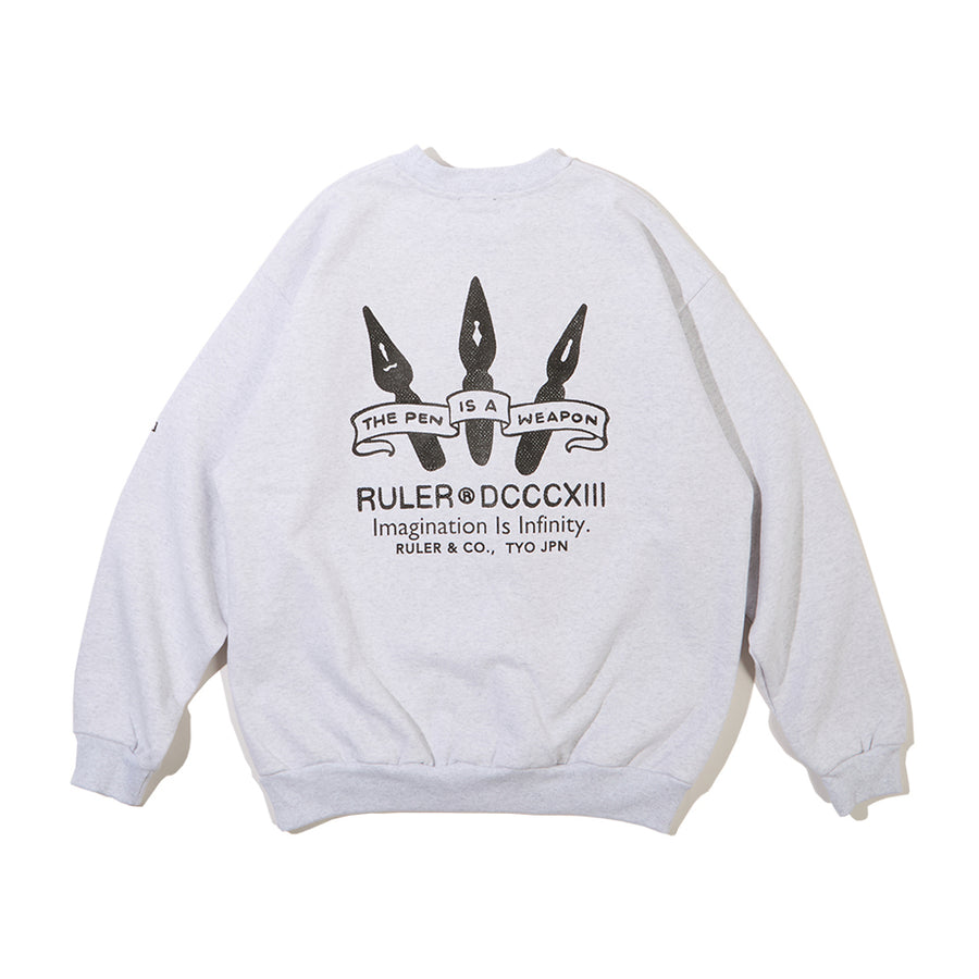 〈RULER〉PEN&I 15oz. SWEATSHIRT