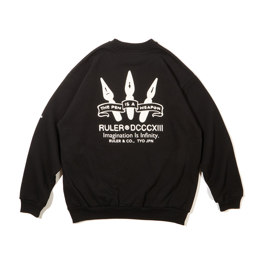 〈RULER〉PEN&I 15oz. SWEATSHIRT