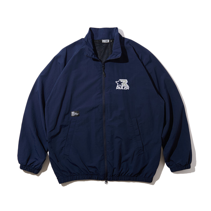 〈RULER〉STR NYLON TRACK JACKET