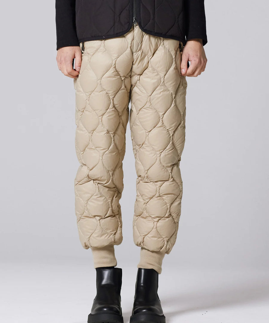 TAION〉[UNISEX] ミリタリー ダウンパンツ-ソフトシェル(TAION-131LSML