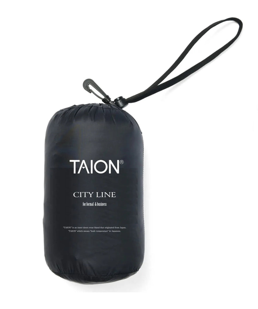 〈TAION〉[UNISEX] シティ フード ロングダウンジャケット(TAION-106COCI)