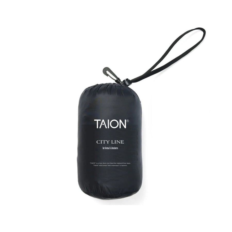 TAION〉[MEN] シティ クルーネック ダウンジャケット(TAION-104BCI