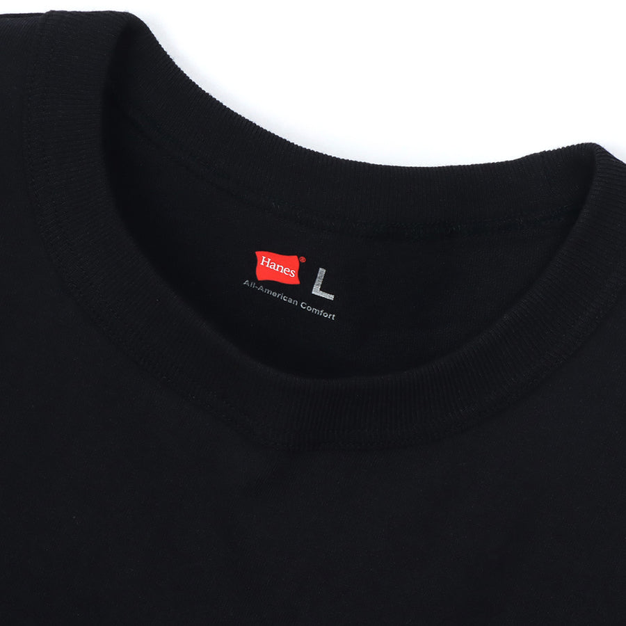〈Hanes®︎〉Crewneck T-Shirt / Black