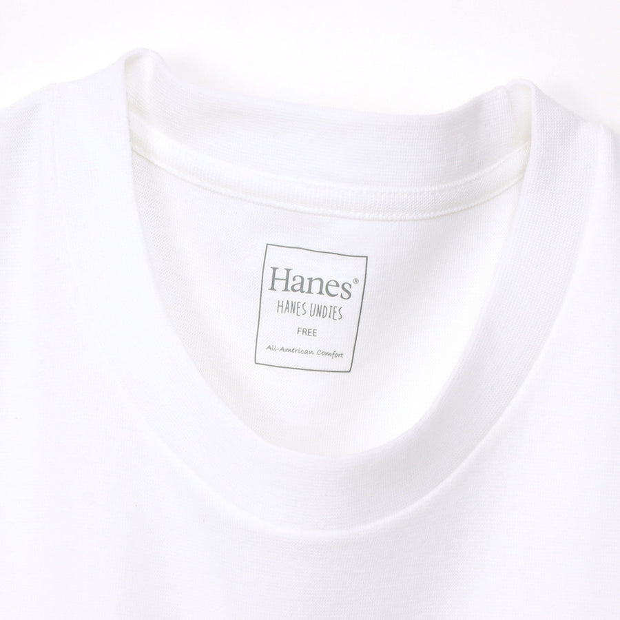 〈Hanes®︎〉Hanes Undies Plus+ Light Cotton Sleeveless / White
