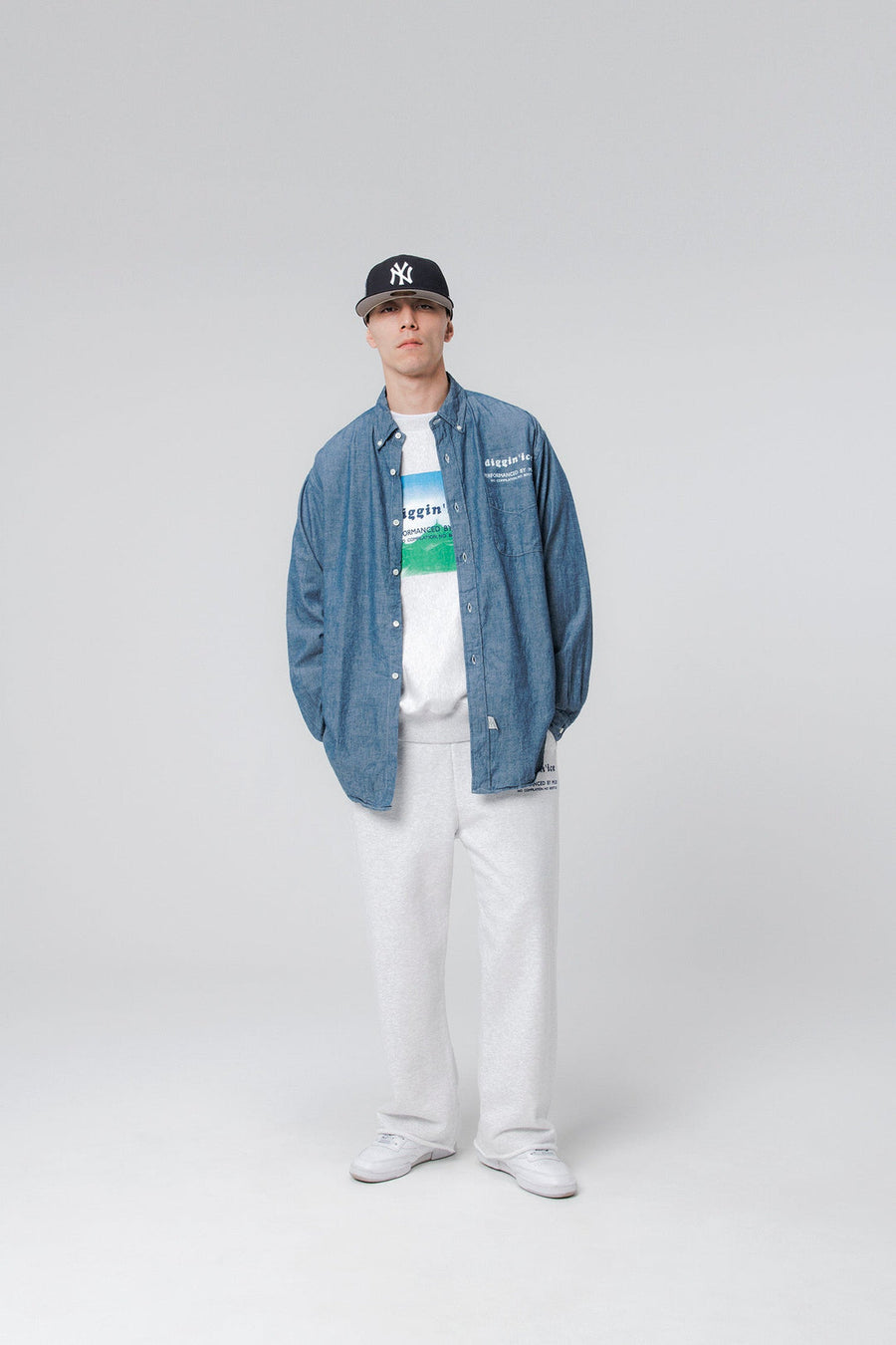 〈RECOGNIZE〉DIGGIN' ICE 96 CHAMBRAY SHIRTS