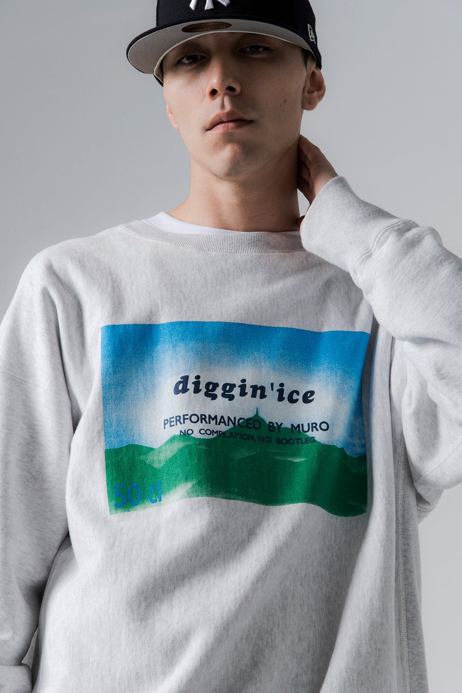 〈RECOGNIZE〉DIGGIN' ICE 96 CREW SWEAT