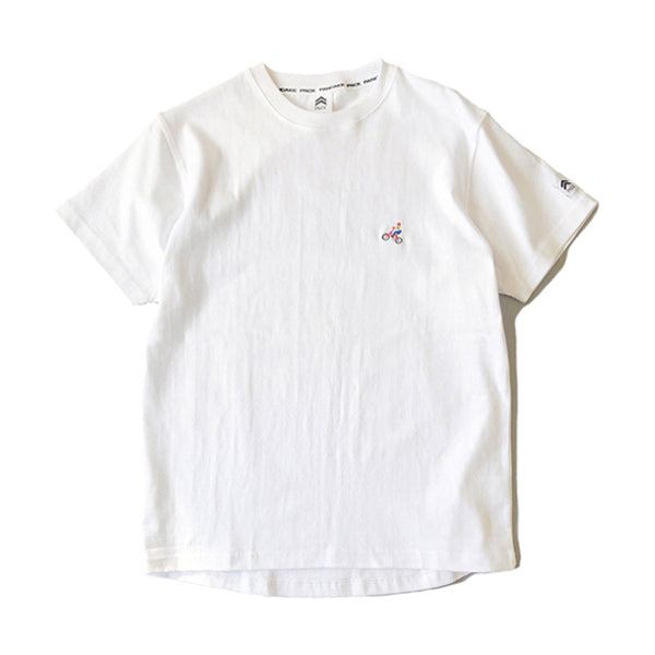 〈PANCAKE〉MULTI COLOR EMBROIDERED TEE