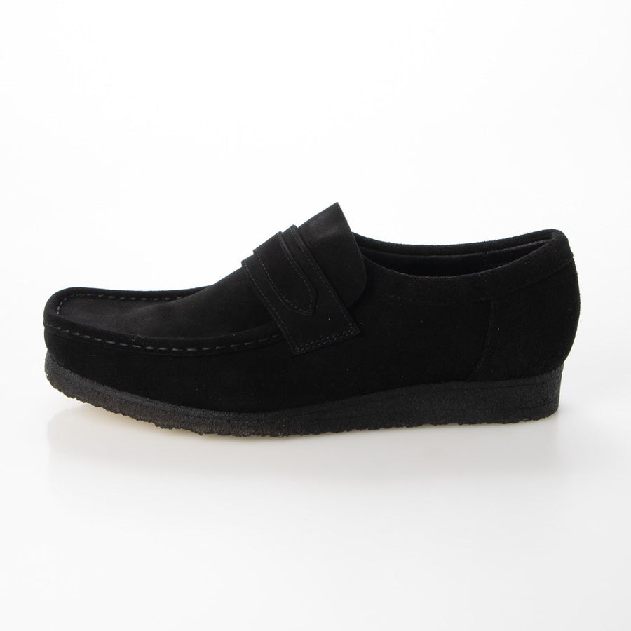 〈Clarks〉Wallabee Loafer / Black Suede