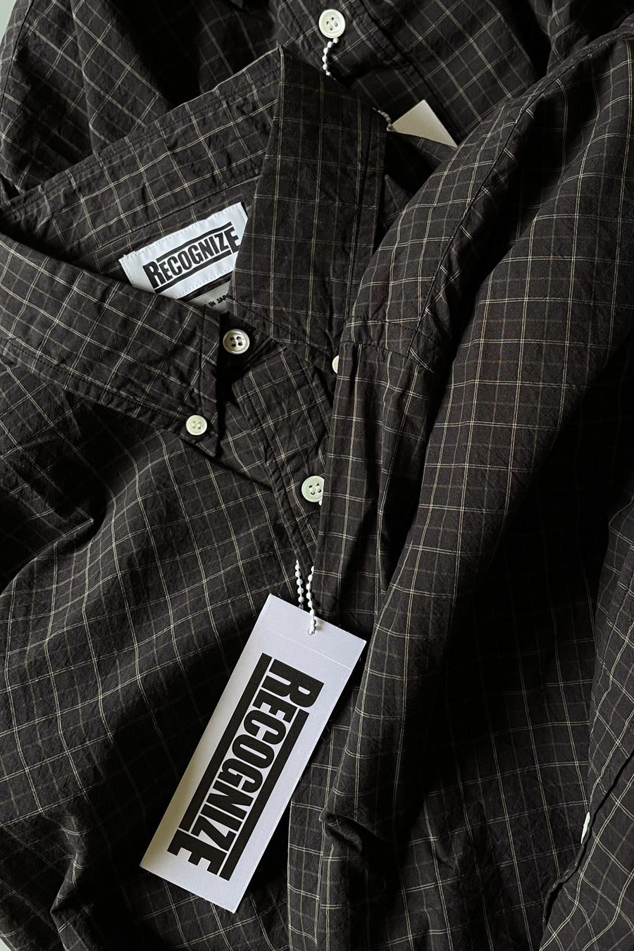 〈RECOGNIZE〉HIGH COUNT B.D. CHECK SHIRTS