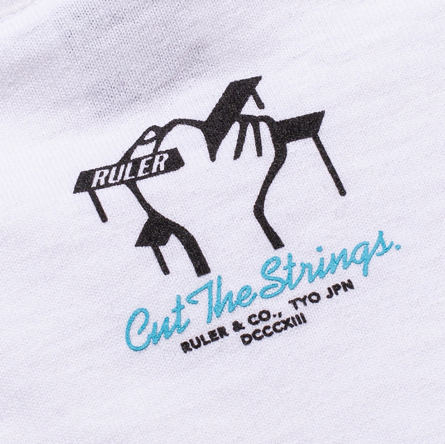 〈RULER®︎〉ICON/CUT THE STRINGS LONG TEE
