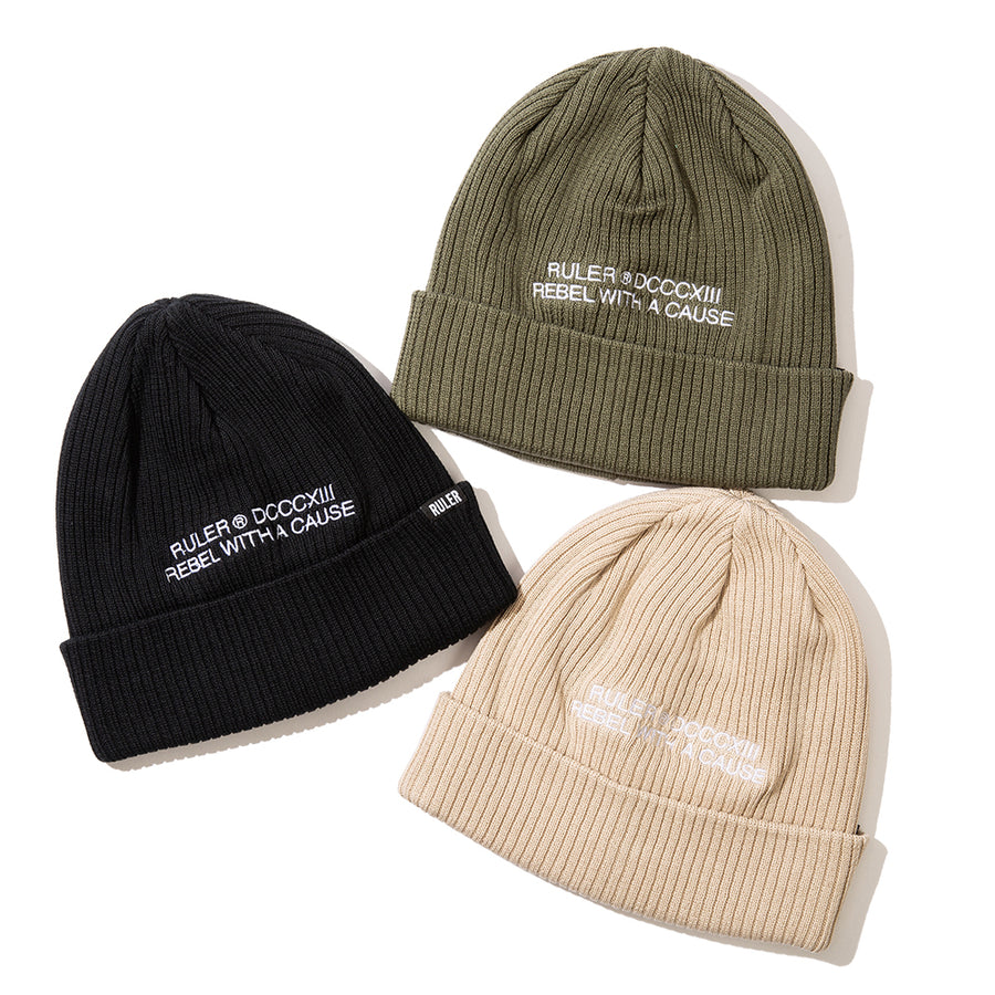 〈RULER®︎〉RWAC ORGANIC COTTON BEANIE