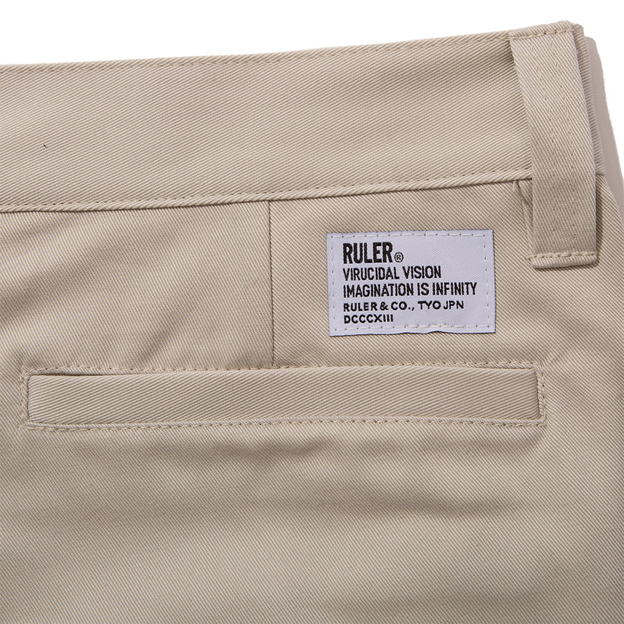 〈RULER®︎〉CHINO WIDE WORK TROUSER