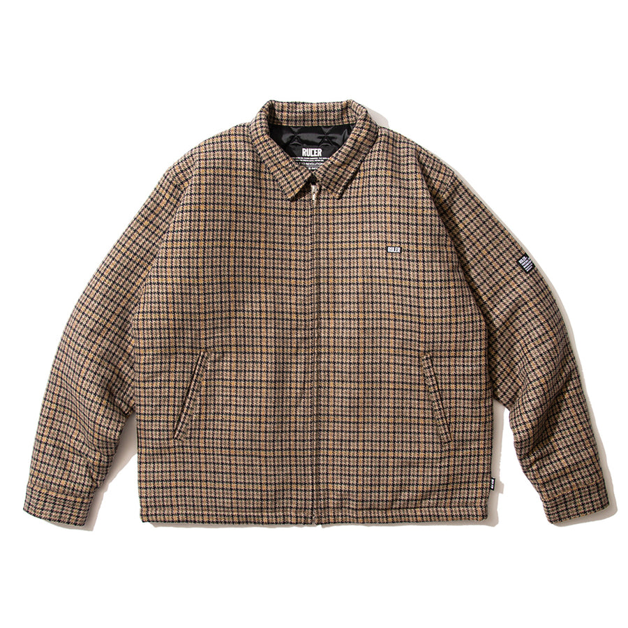 〈RULER®︎〉TWEED CHECK DRIZZLER