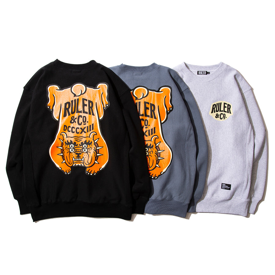 〈RULER®︎〉WEIRDOG RUG 12OZ. SWEATSHIRT